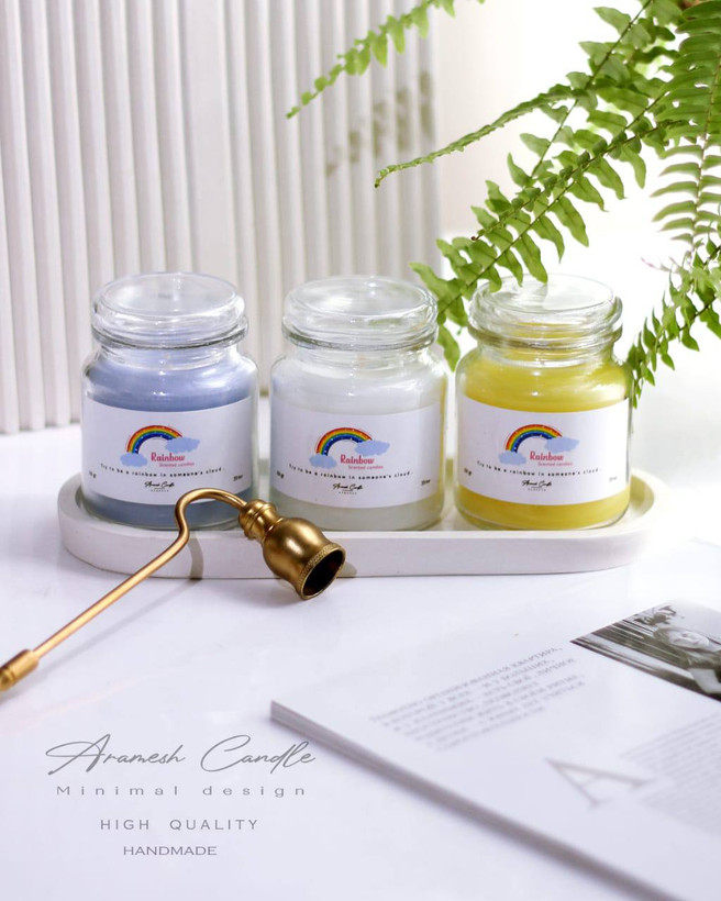 شمع ریمبو معطر نچرال