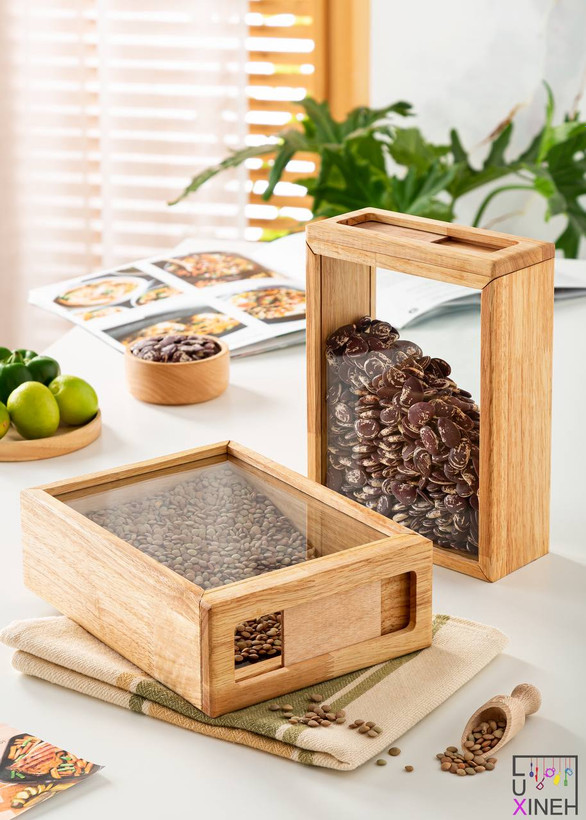 بانکه حبوبات و ادویه چوبی لوکس